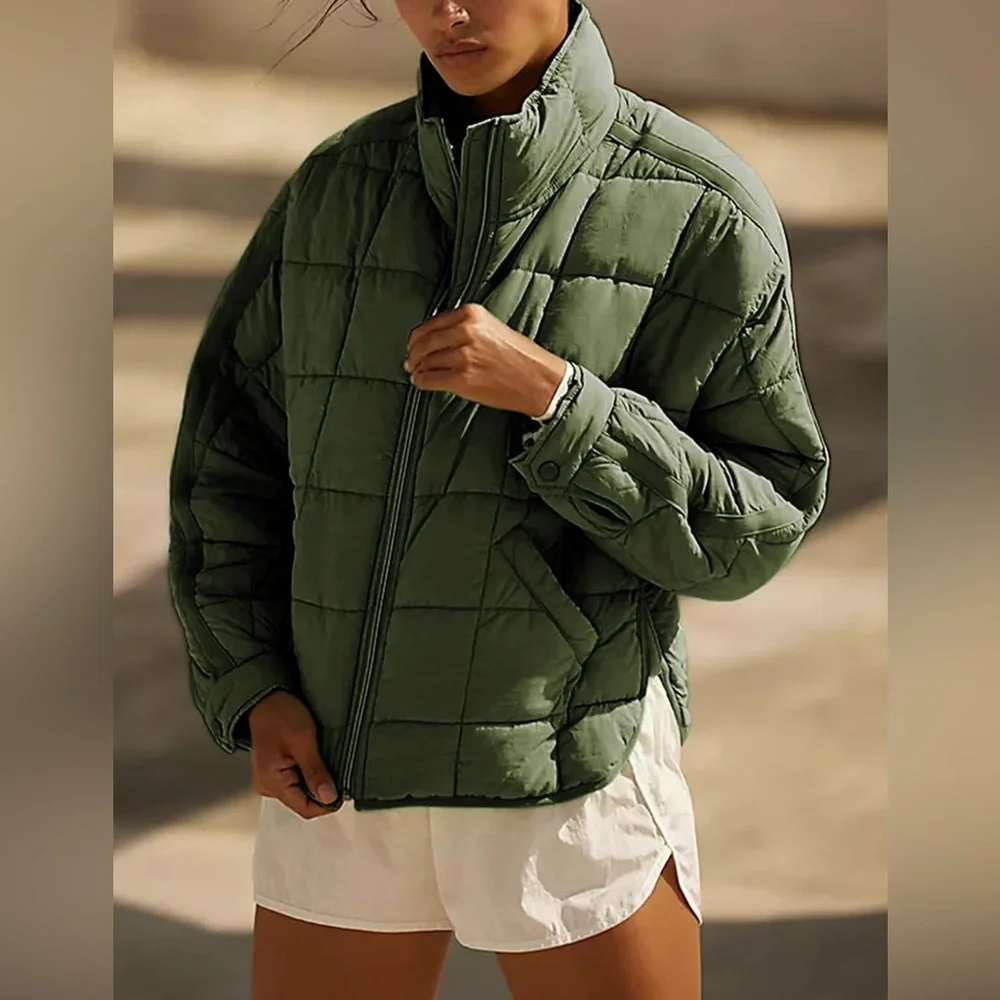 N/A quilted olive